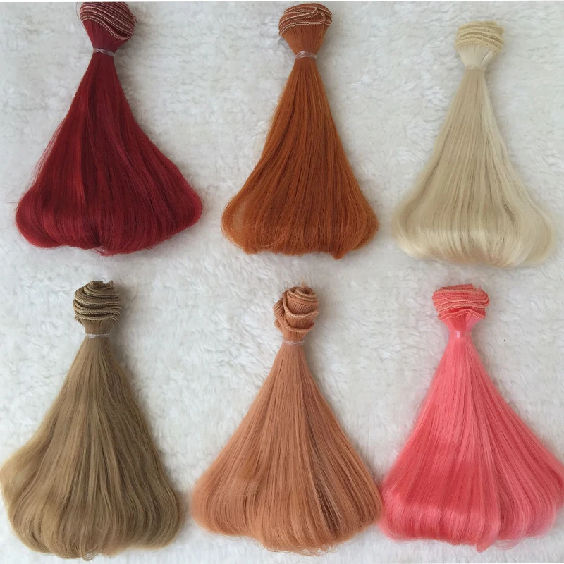 10 шт./лот новые аксессуары для кукол блонд цвет сделай сам парик шарнирной куклы