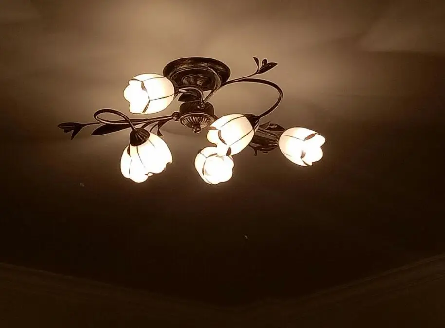 Скандинавский американский кантри Лофт винтажный потолочный светильник для