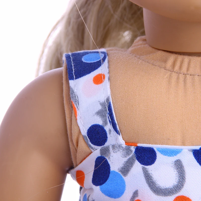 Платье-бабочка + шорты Одежда для кукол 18 дюймов американская кукла 43 см Детская