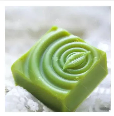 Square and Round Wave Soap Mold Silicone Molds Handmade Leaf Hand Made Leaves Mould Foe Making Silica Gel PRZY No.l001 | Дом и сад