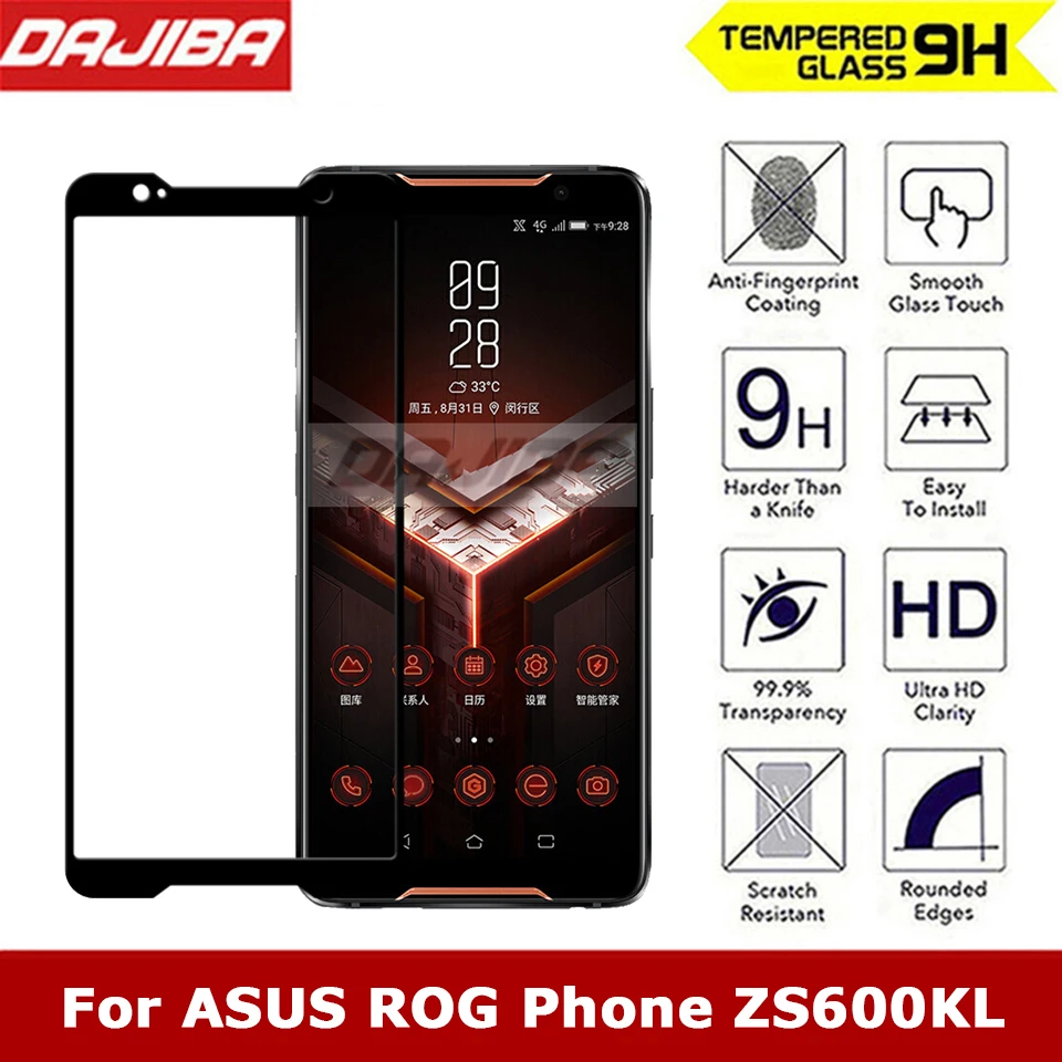 Закаленное стекло для ASUS ROG Phone ZS600KL защита экрана закаленное Полное покрытие
