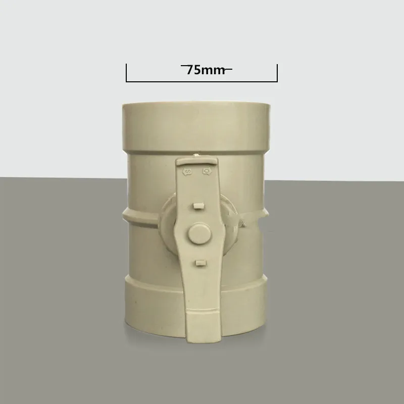 Клапан регулирования объема воздуха из ПВХ ручной клапан регулировки