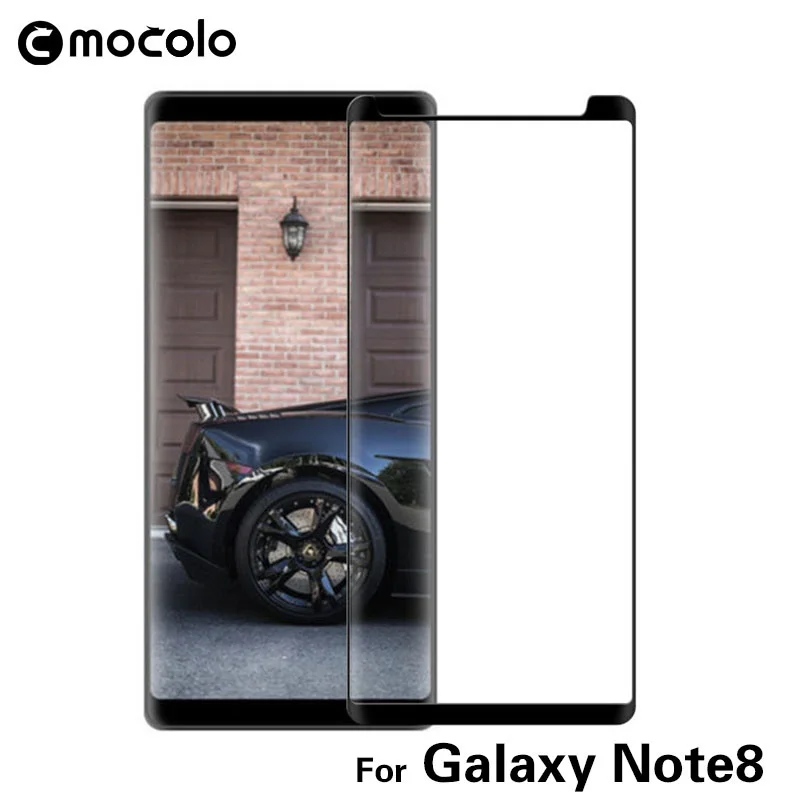 Mocolo для Samsung Galaxy Note 8 3D изогнутые закаленное Стекло Экран протектор отверстие
