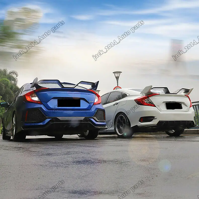 Краски несколько цветов задний спойлер, крыло, багажник, пригодный для Honda Civic 10th