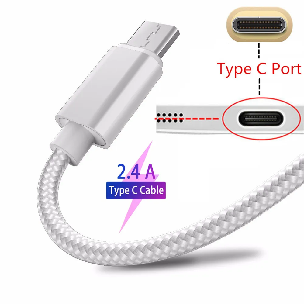 Кабель для быстрой зарядки usb type C для samsung A20E A50 A80 A8 A9 S8 Xiao mi A3 mi 8 9T A2 Red mi Note 7 huawei P20 lite P30 Pro