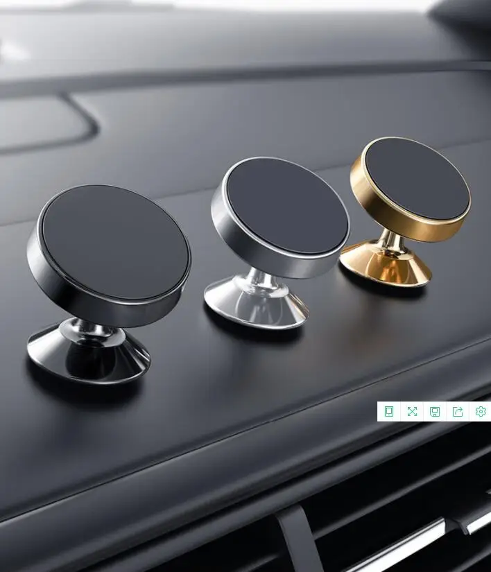 Magnetic Car Phone Holder for Auto Air Vent Mount Holder Metal Mobile Phone Holder Stand for iPhone X Samsung Car Bracket