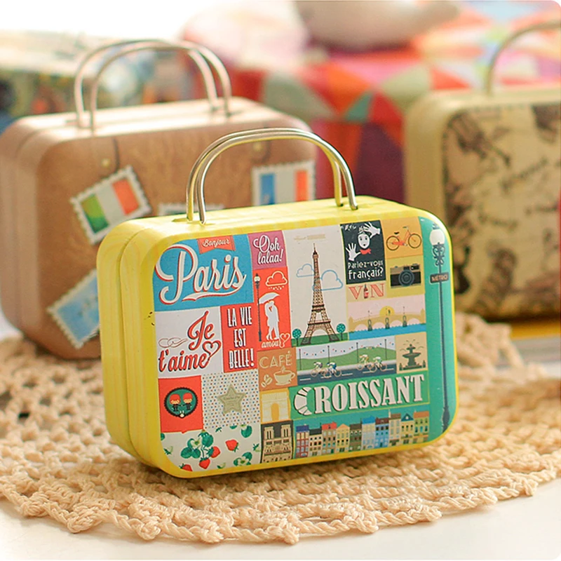 Винтажная коробка для хранения конфет в европейском стиле 6 шт. олова свадьбы