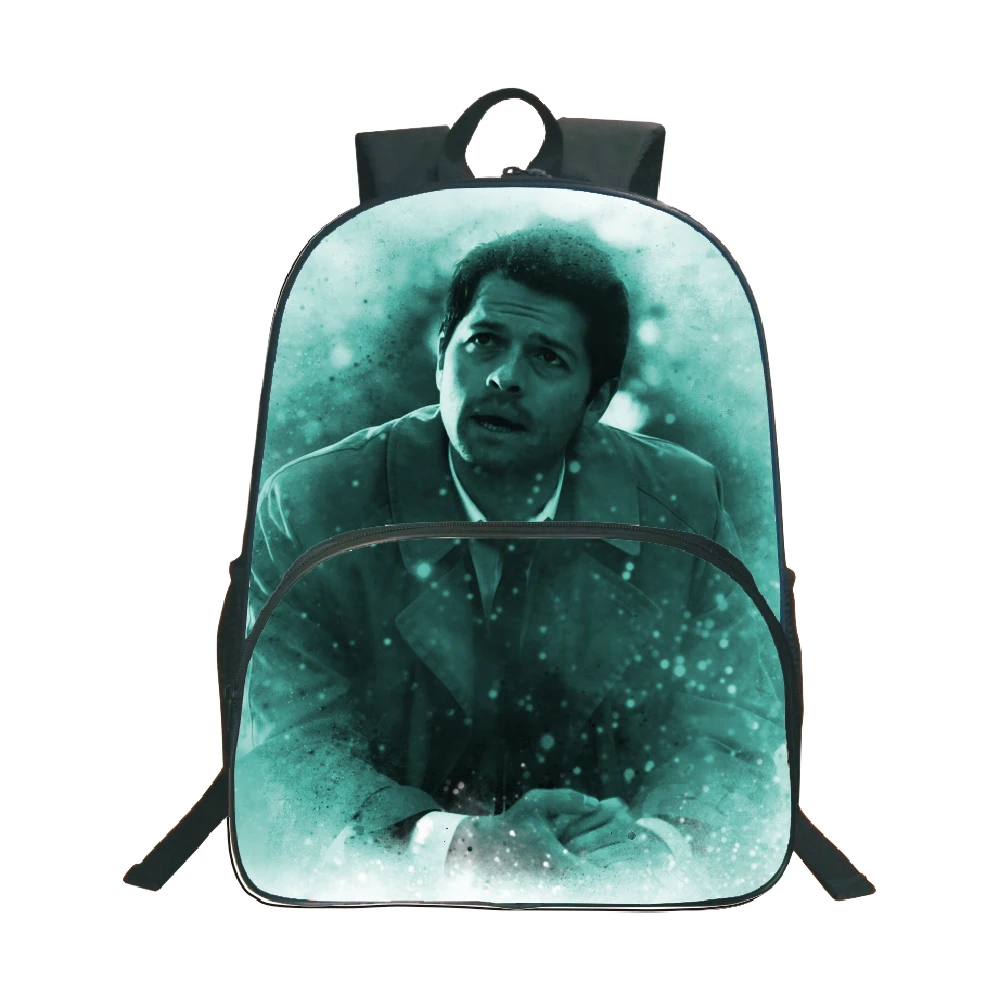Мальчики Девочки рюкзаки для подростков Сверхъестественное Винчестер Bros Sam Dean школьные сумки красивый Рюкзак Мужчины Женщины ноутбук рюкзак - Цвет: 9