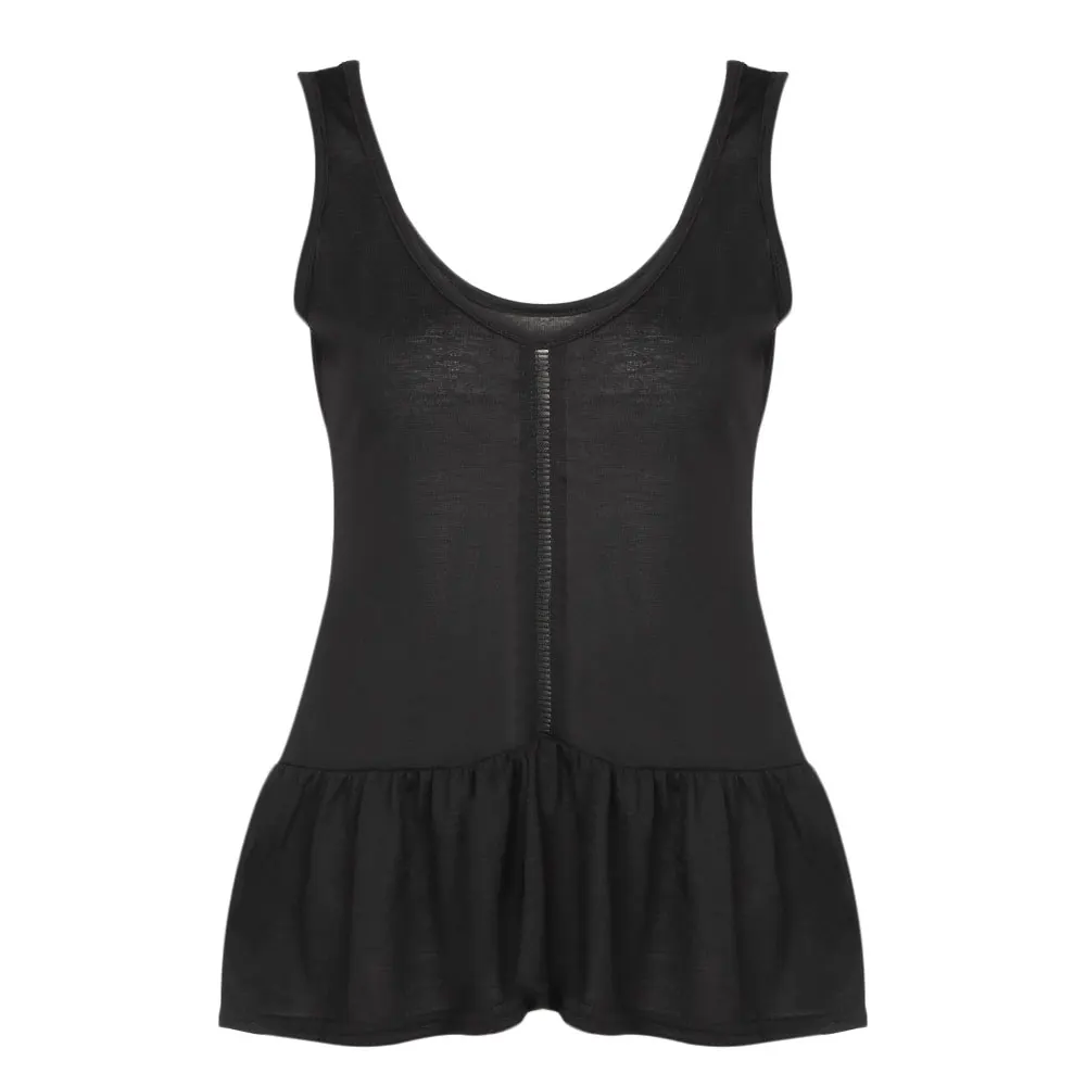 VESTLINDA Повседневное с овальным вырезом без рукавов платье открытыми плечами