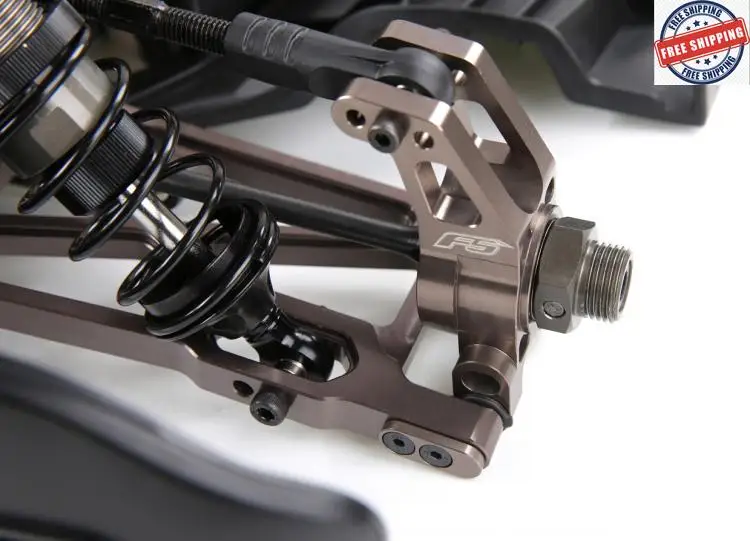 Кронштейн ступицы заднего колеса из сплава CNC для ROFUN F5 MCD rr5 1/5 на автомобиле