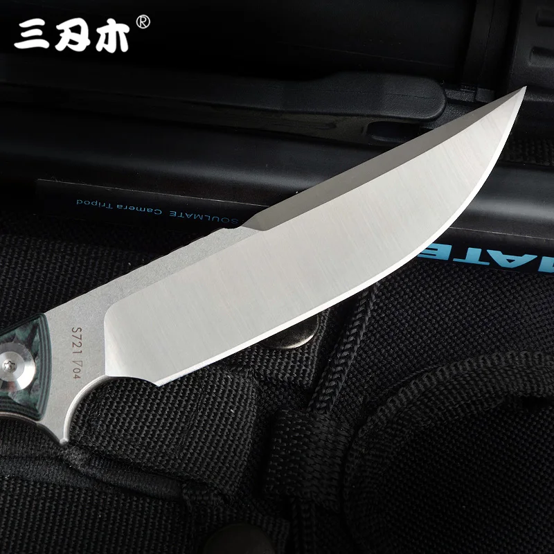 Sanrenmu S721 нож с фиксированным лезвием 8cr14 из нержавеющей стали Тактический