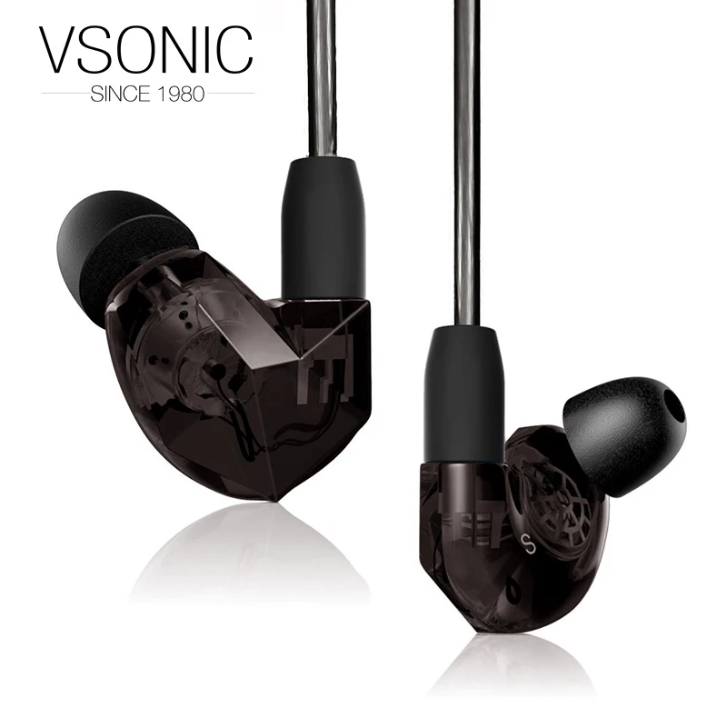 VSONIC Новый VSD5S наушники профессионального Шум-изоляция Hi-Fi качества IEMs Внутренний