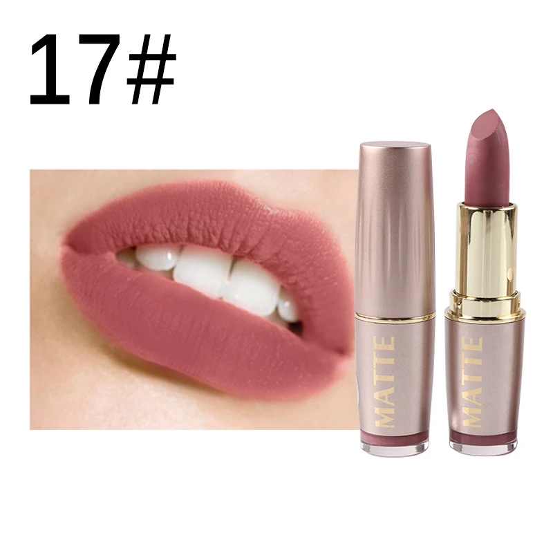 Женские помады стойкие водонепроницаемые матовые для губ без выцветания женщин