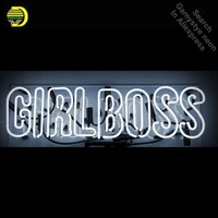 girl boss neon sign cool neon bulbs recreation beer bar room handcraft store display 24x10 with clear board