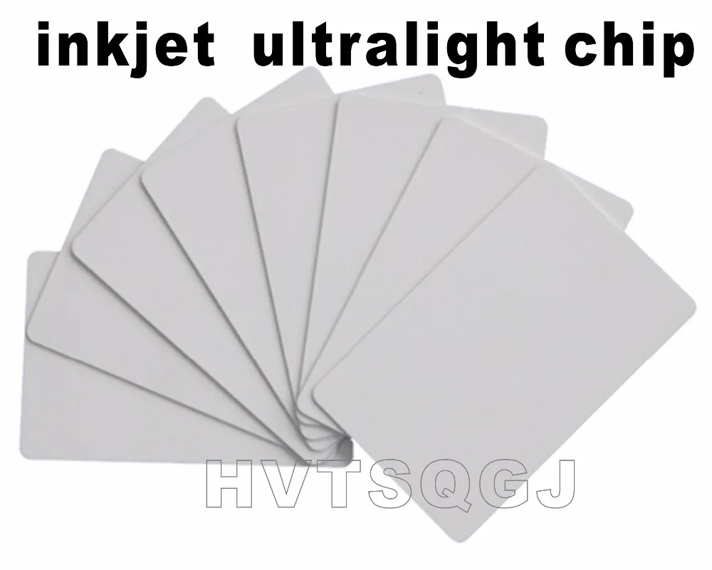 

200pcs Inkjet Material Blank Smart Chip Card with Ultralight