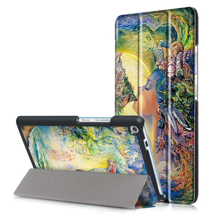 100 шт./лот Магнитный стенд чехол для Lenovo Tab 3 7 Plus 7703 7703x tb 7703f + Экран протектор