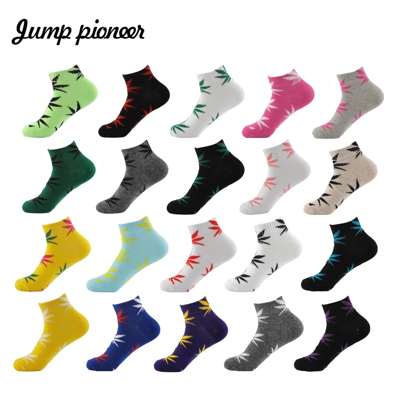 Jump Pioneer женские носки модные хлопковые короткие хип хоп летние счастливые с