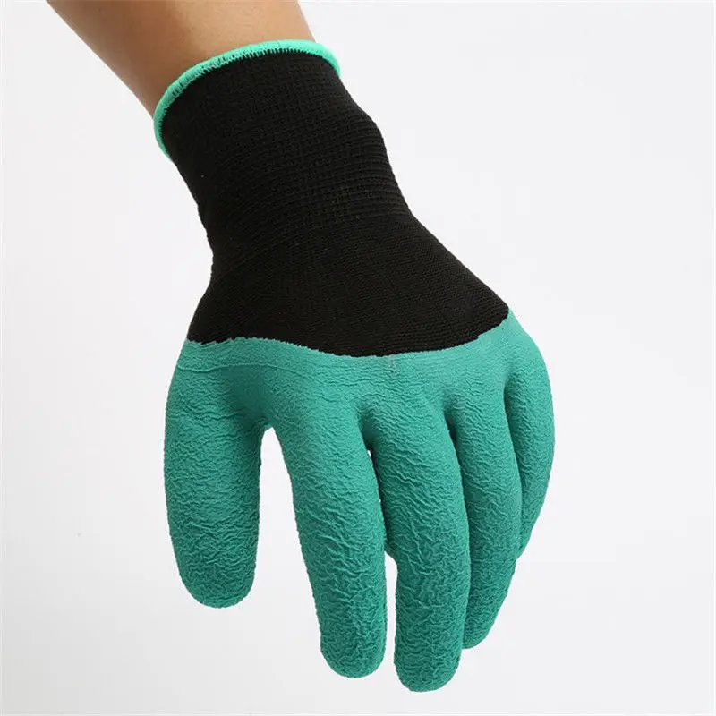 

Free shipping two pairs gardening anti-spike,anti-water protecting latex working glove working gloves excellent with ABS Claw