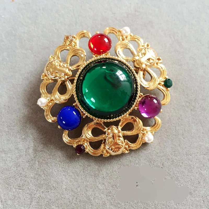 Модные Элегантные восточные броши в виде сладкого опала с камнем аксессуары