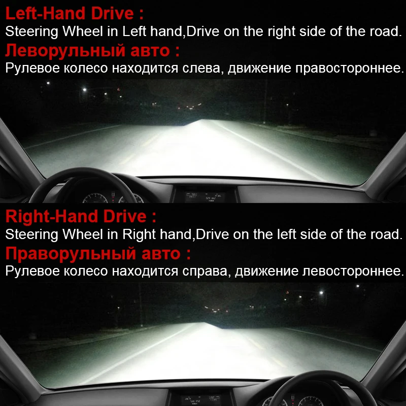 Лампа светодиодсветодиодный для мотоцикла H4 200 лм 90 Вт/пара|Передние LED-фары авто|