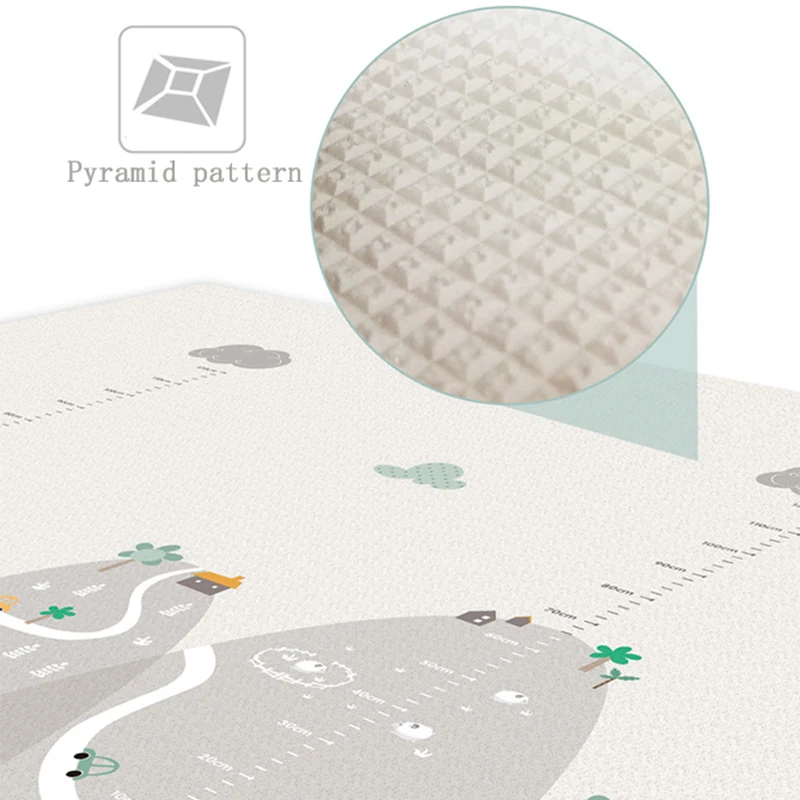 Новый двухсторонний ковер для детей игровой коврик поролоновые коврики пазлы