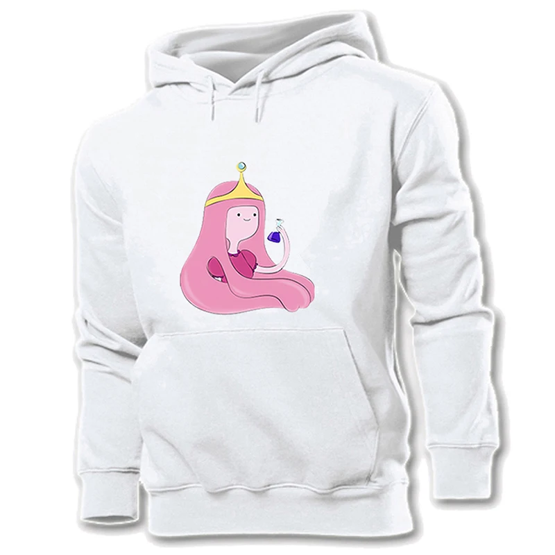 Black Veil Brides Crew ADVENTURE TIME Jake Princess Bubblegum Mens Guys Graphic Hoodie Sweatshirt Strings Hooded Top Pullover | Мужская