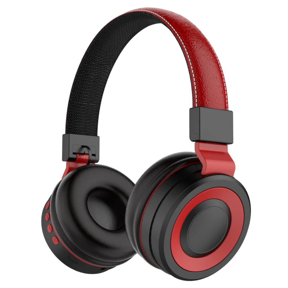 Стерео SD карты радио гарнитура беспроводной Bluetooth Складные портативные наушники