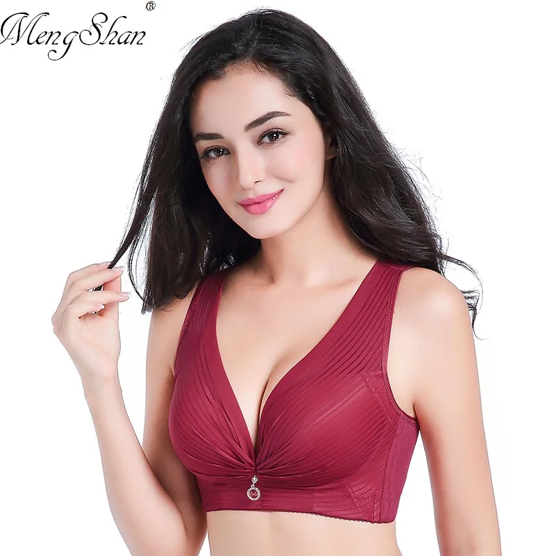 Женское нижнее белье MengShan жилет с двумя пряжками на спине бюстгальтер без