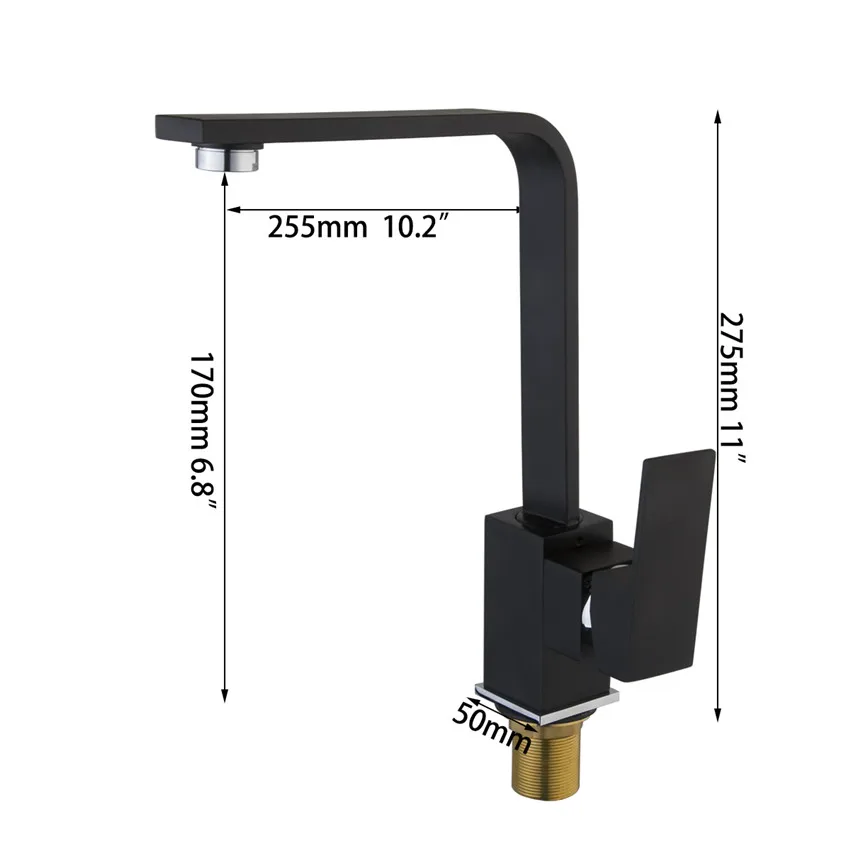 Смеситель для раковины на кухне специальный дизайн прорезиненный маслом