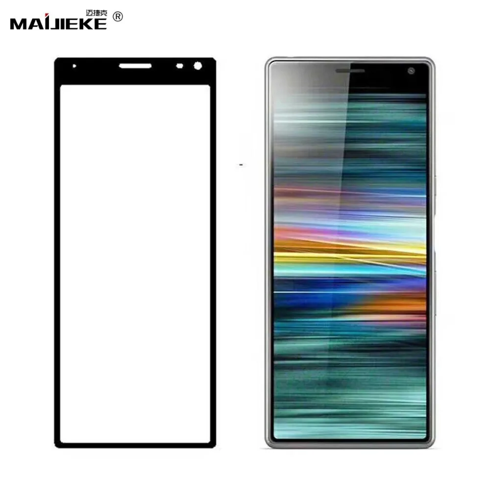 MAIJIEKE 9 H Полный Клей закаленное стекло для sony Xperia 10/XA3 Защитная пленка экрана 10 plus