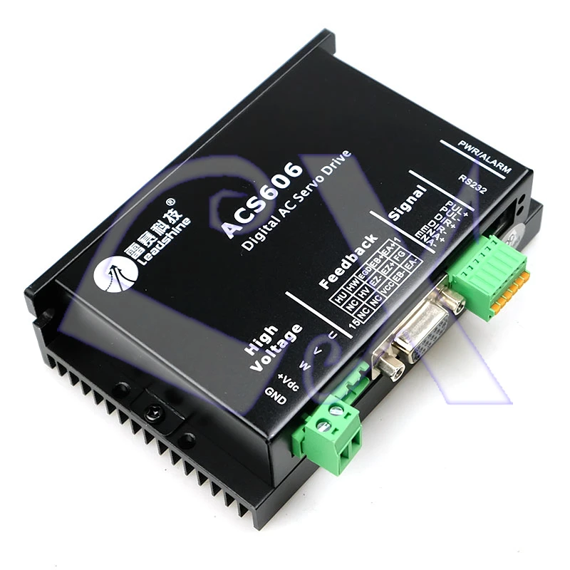Leadshine 130 Вт DC бесщеточный Серводвигатель Drive Kit 5.3A 36VDC 0.41NM 3000 об/мин импульсный Управление BLM57130-1000+ ACS606 с кабелем