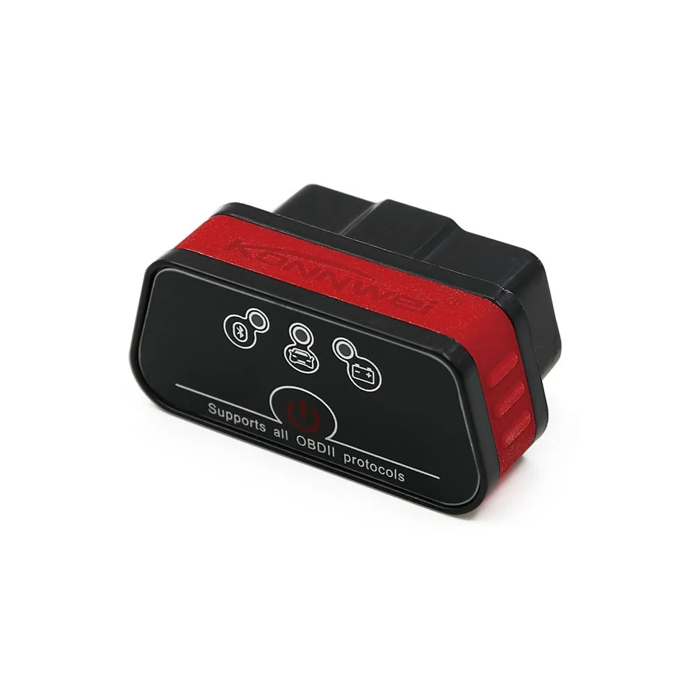 KONNWEI KW901 ELM327 Bluetooth 4 0 ODB2 II диагностический сканер для IOS/iPhone/iPad адаптер BT |