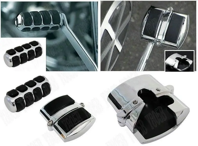 Для Yamaha V-Star 950 1300 650 1100 Классический хромированный чехол на педаль переключения