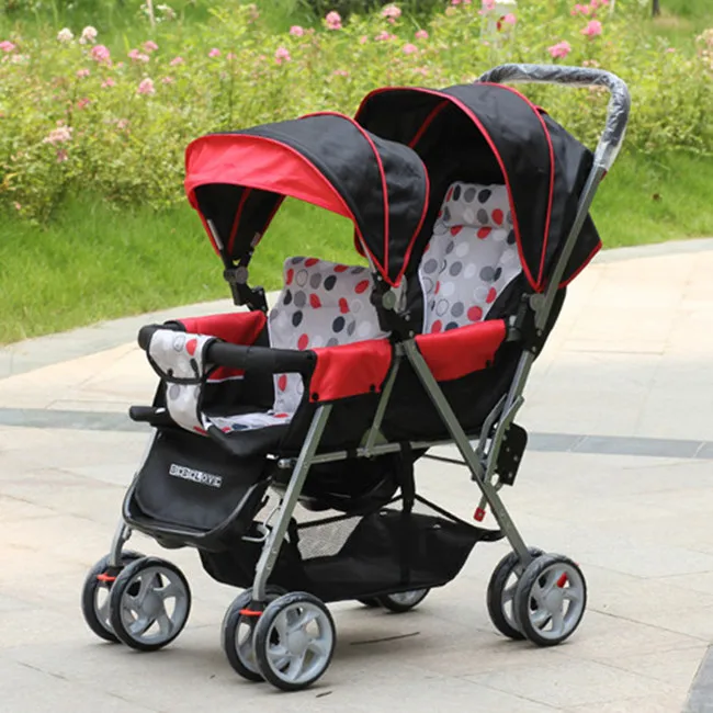 Twins Stroller For Baby Take Direction Lock Universal Wheel Rear Brake Front Suspension Many Colors No Postage |