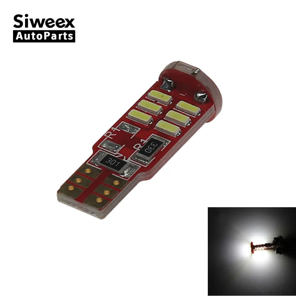 T10 W5W 194 автомобиля светодиодный лампы 4014 SMD 15 чипы Canbus Error Free фонари Интерьер Карта