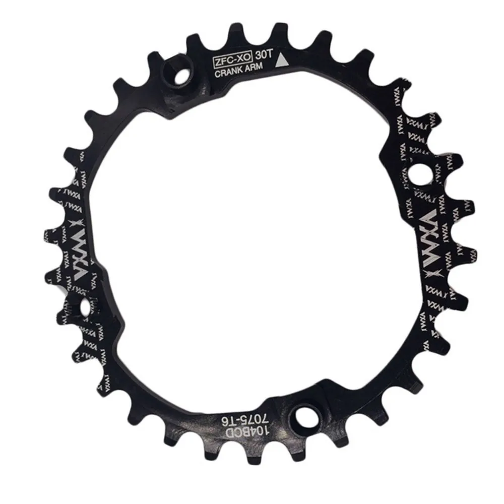 Велосипедная Звездочка Crank 30T 104BCD 30t велосипедная круглая узкая широкая 7075-t6 MTB велосипедная Звездочка круг шатунная пластина звездочка