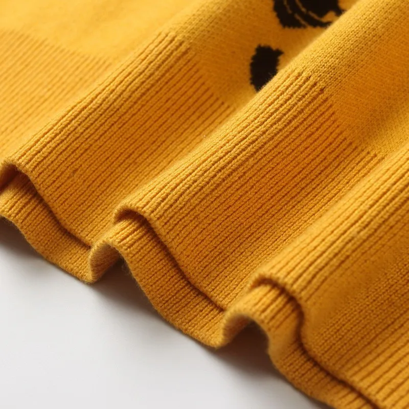 Letter Sweaters Men Autumn Thick Warm Mens Knitted Outerwear Casual Male Sweater Homme Hip Hop Spring Pullovers Clothes | Мужская одежда