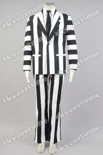 Костюм для косплея на Хэллоуин от Beetlejuice костюм Блейзер брюки рубашка галстук