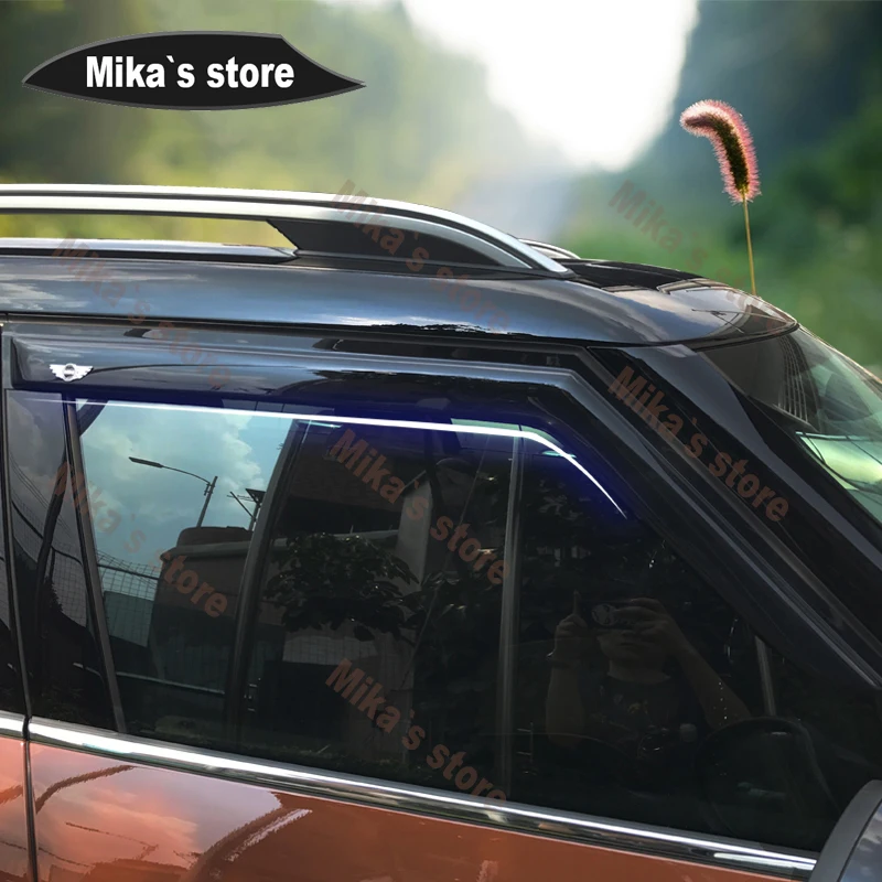 4 шт оконный дождевик акриловый трафарет для бровей только для MINI COOPER F60 countryman автомобильный Стайлинг наружные украшения аксессуары