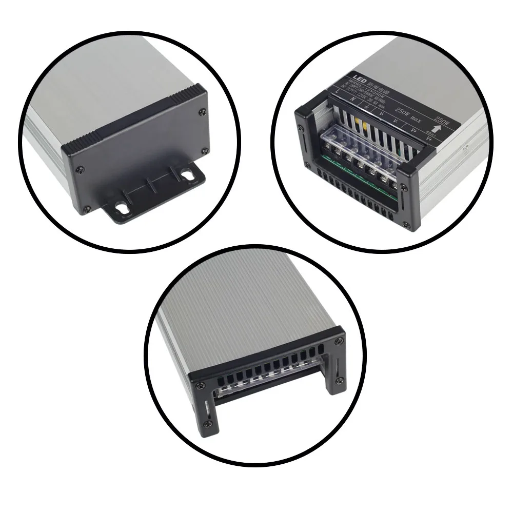Водонепроницаемый DC 12V 200W источник питания/трансформатор питания для RGB/RGBW
