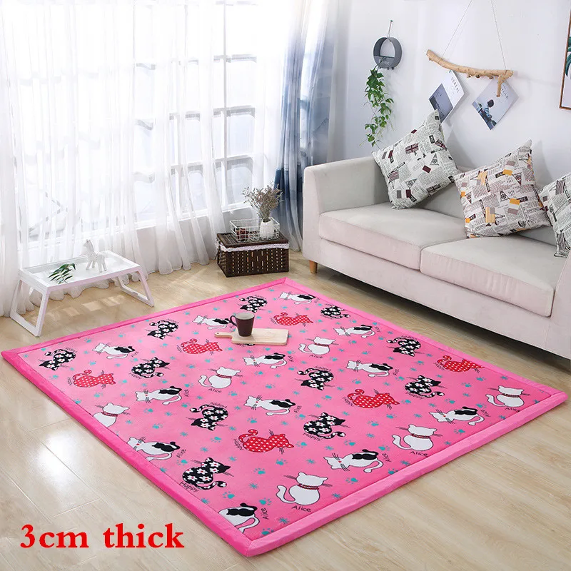 3cm Thicken INS/детские игровые коврики для младенцев, детский утепленный коврик для детской комнаты, коврик для ползания, Подарочный коврик для детской комнаты - Цвет: 3cm Thicken