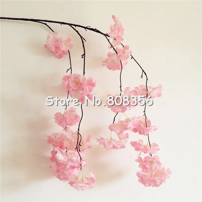 Искусственные декоративные цветы вишни 10p 130 см|cherry flower|flower flowerartificial sakura |