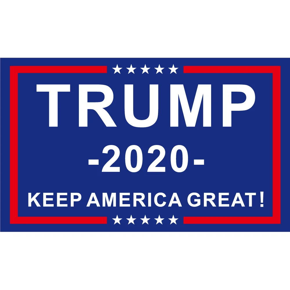 

90*150cm 60*90cm 40*60cm 15*21cm Polyester Donald Trump Presidential Campaign 2020 Flag 3X5FT For Home Office Party Bar Banner