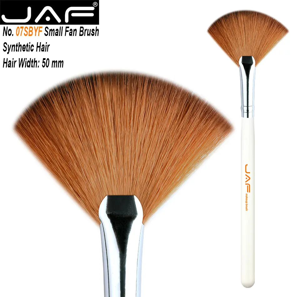 07 Taklon инструменты для макияжа волос Pincel Maquiagem Профессиональный Diy Pinceaux Makeupfree 07SBYF - Handle Color: White 07SBYF
