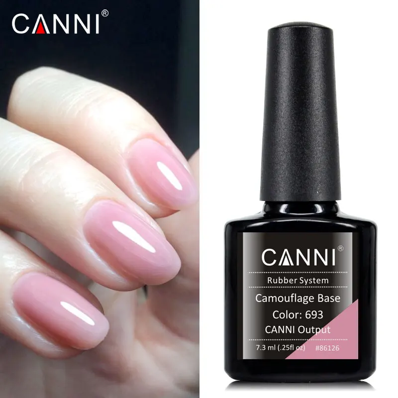 1000 г CANNI soak off led uv Высокое качество без салфеток верхнее покрытие гель Comouflage цветной резиновый Базовый лак гель для ногтей