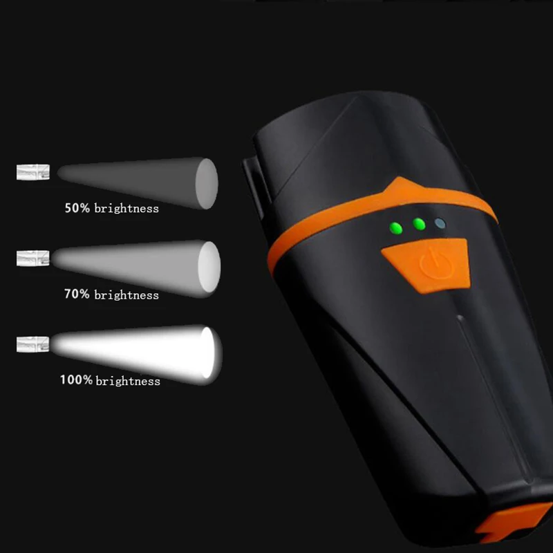 Велосипедный спорт вспышка светильник USB Перезаряжаемые светодиодный IPX6