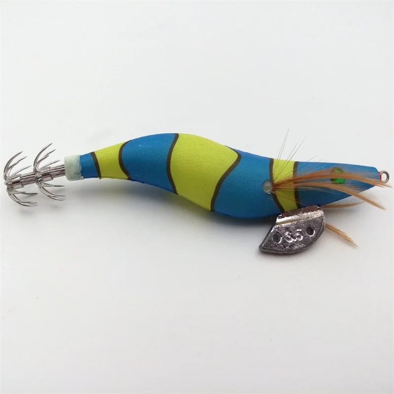 Древесные креветки кальмары приманка с крючком Осьминогом 4 шт. 13 5 см 21 г для