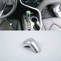 car accessories interior decoration abs gear shift knob head cover for toyota camry 2018 car styling