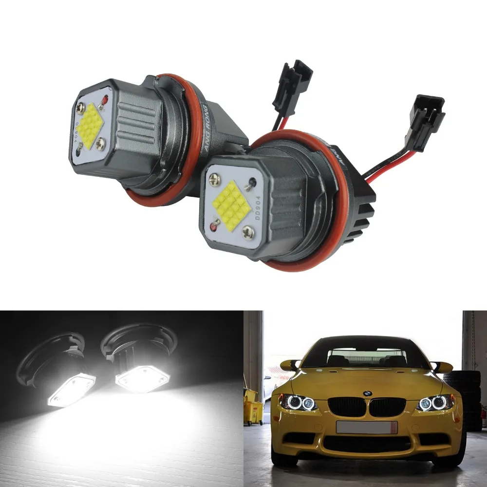 ANGRONG Canbus LED 160 Вт ангельские глазки Halo кольцевая лампочка для BMW E87 E39 E60 E61 E64