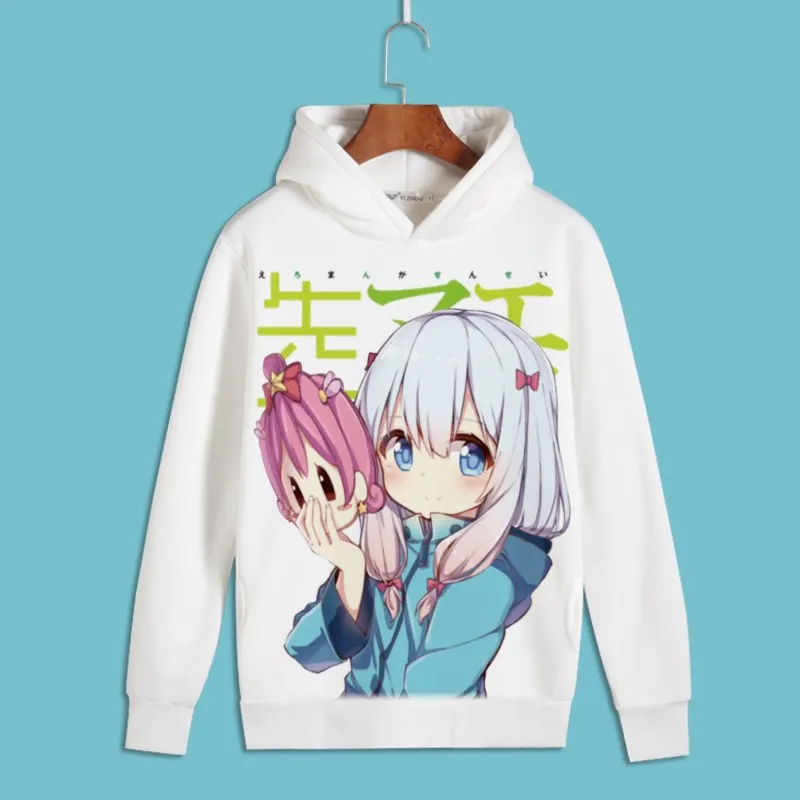 Модный аниме Eromanga Sensei Косплей Изуми сагири пуловер с принтом толстовки свитшоты